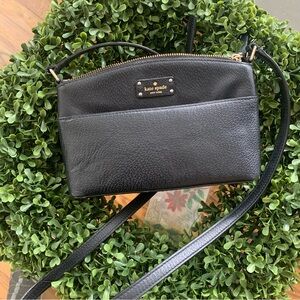 Kate Spade Black Leather Crossbody Bag